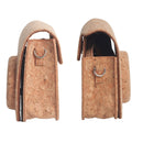 For FUJIFILM instax mini 11 Full Body Camera Cork Leather Case Bag with Strap (Brown)