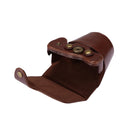 Full Body Camera PU Leather Case Bag with Strap for Canon EOS M6 (Coffee)
