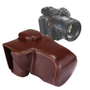Full Body Camera PU Leather Case Bag with Strap for Sony A7 II / A7R II / A7S II(Coffee)
