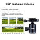 TRIOPO Oubao A-308S Adjustable Portable Aluminum Alloy Tripod with Ball Head for SLR Camera
