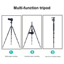 TRIOPO Oubao A-308S Adjustable Portable Aluminum Alloy Tripod with Ball Head for SLR Camera
