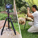 TRIOPO Oubao A-208S Adjustable Portable Aluminum Alloy Tripod with Ball Head for SLR Camera