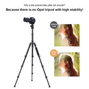 TRIOPO Oubao A-208S Adjustable Portable Aluminum Alloy Tripod with Ball Head for SLR Camera