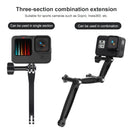 Joint Aluminum Extension Arm Grip Extenter for GoPro HERO9 Black / HERO8 Black /7 /6 /5, Insta360 One R, DJI Osmo Action, Xiaoyi Sport Cameras, Length: 10.8cm