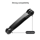 Joint Aluminum Extension Arm Grip Extenter for GoPro HERO9 Black / HERO8 Black /7 /6 /5, Insta360 One R, DJI Osmo Action, Xiaoyi Sport Cameras, Length: 8.8cm