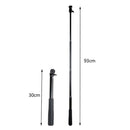 30-93cm Grip Foldable Tripod Holder Multi-functional Selfie Stick Monopod for GoPro HERO9 Black / HERO8 Black / HERO7 /6 /5 /5 Session /4 Session /4 /3+ /3 /2 /1, Insta360 ONE R, DJI Osmo Action and Other Action Cameras, Phones