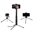 30-93cm Grip Foldable Tripod Holder Multi-functional Selfie Stick Monopod for GoPro HERO9 Black / HERO8 Black / HERO7 /6 /5 /5 Session /4 Session /4 /3+ /3 /2 /1, Insta360 ONE R, DJI Osmo Action and Other Action Cameras, Phones