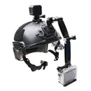 Helmet Front Mount Bundle Set for GoPro HERO10 Black / HERO9 Black / HERO8 Black /7 /6 /5 /5 Session /4 Session /4 /3+ /3 /2 /1, Xiaoyi and Other Action Cameras
