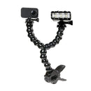 Clip Clamp Mount 360 Swivel Dual-head Flexible Tripod for GoPro HERO10 Black / HERO9 Black / HERO8 Black /7 /6 /5 /5 Session /4 Session /4 /3+ /3 /2 /1, SJCAM, Xiaoyi Sport Cameras