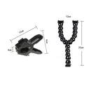 Clip Clamp Mount 360 Swivel Dual-head Flexible Tripod for GoPro HERO10 Black / HERO9 Black / HERO8 Black /7 /6 /5 /5 Session /4 Session /4 /3+ /3 /2 /1, SJCAM, Xiaoyi Sport Cameras