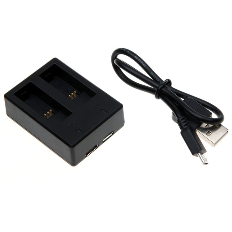 For GoPro HERO5 USB Dual Batteries Charger with USB Cable & LED Indicator Light