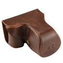 Full Body Camera PU Leather Case Bag with Strap for Sony NEX 7 / F3 (18-55mm Lens)(Coffee)