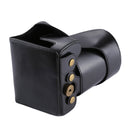 Full Body Camera PU Leather Case Bag for Canon EOS 200D (18-55mm Lens)(Black)