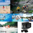 For GoPro NEW HERO /HERO6 /5 30m Waterproof Housing Protective Case + Hollow Back Cover with Buckle Basic Mount & Screw, No Need to Disassemble Lens(GP413)