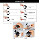 For GoPro NEW HERO /HERO6 /5 30m Waterproof Housing Protective Case + Hollow Back Cover with Buckle Basic Mount & Screw, No Need to Disassemble Lens(GP413)