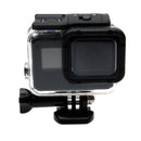 For GoPro NEW HERO /HERO6 /5 30m Waterproof Housing Protective Case + Hollow Back Cover with Buckle Basic Mount & Screw, No Need to Disassemble Lens(GP413)