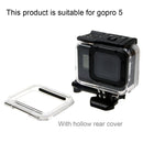 For GoPro NEW HERO /HERO6 /5 30m Waterproof Housing Protective Case + Hollow Back Cover with Buckle Basic Mount & Screw, No Need to Disassemble Lens(GP413)