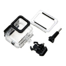 For GoPro NEW HERO /HERO6 /5 30m Waterproof Housing Protective Case + Hollow Back Cover with Buckle Basic Mount & Screw, No Need to Disassemble Lens(GP413)