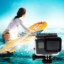 For GoPro NEW HERO /HERO6 /5 30m Waterproof Housing Protective Case + Hollow Back Cover with Buckle Basic Mount & Screw, No Need to Disassemble Lens(GP413)