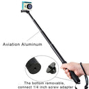Handheld Aluminium Extendable Pole Monopod with Screw & Strap & Remote Control Buckle for GoPro HERO9 Black / HERO8 Black / HERO7 /6 /5 /5 Session /4 Session /4 /3+ /3 /2 /1, Insta360 ONE R, DJI Osmo ... Action Cameras, Adjustment Length: 36-110cm(Blue)