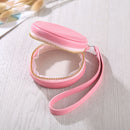 Full Body Camera Zipper PU Leather Case Bag with Hand Strap for Casio TR-M10 / TRM MINI (Pink)