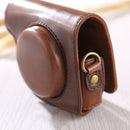 Full Body Camera PU Leather Case Bag with Strap for Canon G9X / G9X II (Coffee)