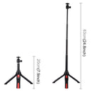 20-68cm Grip Foldable Tripod Holder Multi-functional Selfie Stick Extension Monopod with Phone Clip & Remote Control, For iPhone, Galaxy, Huawei, Xiaomi, HTC, Sony, Google and other Smartphones
