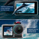 3 in 1 Sunnylife OA-GHM628 9H 2.5D Tempered Glass Lens Film Sets for DJI OSMO ACTION