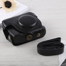 Full Body Camera PU Leather Case Bag with Strap for Canon G16 (Black)
