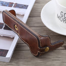 1/4 inch Thread PU Leather Camera Half Case Base for Canon EOS M5(Coffee)