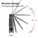 TRIOPO M2508 Multifunction Adjustable 4-Section Portable Aluminum Alloy Tripod Monopod with D-2A Ball Head for SLR Camera