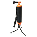 Floating Handle Grip with Tripod Holder & Adjustable Anti-lost Strap for GoPro HERO10 Black / HERO9 Black / HERO8 Black / HERO7 /6 /5 /5 Session /4 Session /4 /3+ /3 /2 /1, Insta360 ONE R, DJI Osmo Action and Other Action Cameras