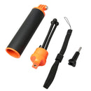 Floating Handle Grip with Tripod Holder & Adjustable Anti-lost Strap for GoPro HERO10 Black / HERO9 Black / HERO8 Black / HERO7 /6 /5 /5 Session /4 Session /4 /3+ /3 /2 /1, Insta360 ONE R, DJI Osmo Action and Other Action Cameras