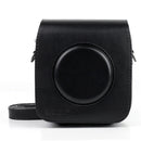 Vintage PU Leather Camera Case Protective bag for FUJIFILM Instax SQUARE SQ10 Camera, with Adjustable Shoulder Strap(Black)