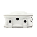 Vintage PU Leather Camera Case Protective bag for FUJIFILM Instax SQUARE SQ10 Camera, with Adjustable Shoulder Strap(White)
