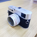 For Leica M Non-Working Fake Dummy DSLR Camera Model Photo Studio Props, Short Lens(Silver)