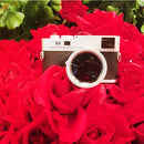 For Leica M Non-Working Fake Dummy DSLR Camera Model Photo Studio Props, Short Lens(Silver)