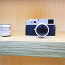 For Leica M Non-Working Fake Dummy DSLR Camera Model Photo Studio Props, Short Lens(Silver)