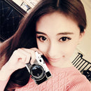 For Leica M Non-Working Fake Dummy DSLR Camera Model Photo Studio Props, Hood Lens(Silver)