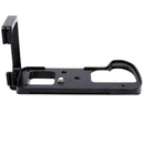 FITTEST LB-GH5 Vertical Shoot Quick Release L Plate Bracket Base Holder for Panasonic LUMIX GH5 Camera Metal Ballhead(Black)