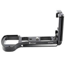 FITTEST LB-A6500 Vertical Shoot Quick Release L Plate Bracket Base Holder for Sony ILCE-6500 (A6500) Camera Metal Ballhead(Black)