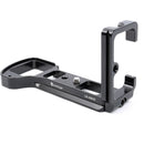 FITTEST LB-A6500 Vertical Shoot Quick Release L Plate Bracket Base Holder for Sony ILCE-6500 (A6500) Camera Metal Ballhead(Black)