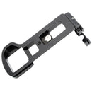 FITTEST LB-A6500 Vertical Shoot Quick Release L Plate Bracket Base Holder for Sony ILCE-6500 (A6500) Camera Metal Ballhead(Black)