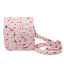 Pink Flamingo Pattern PU Leather Protective Camera Case Bag For FUJIFILM Instax Mini 7S / 7C Camera