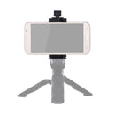 ADAI Portable Foldable Metal Clip Mobile Phone Holder Clamp Bracket(Black)