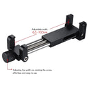 ADAI Portable Foldable Metal Clip Mobile Phone Holder Clamp Bracket(Black)