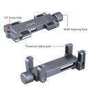ADAI Portable Foldable Metal Clip Mobile Phone Holder Clamp Bracket(Grey)