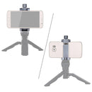 ADAI Portable Foldable Metal Clip Mobile Phone Holder Clamp Bracket(Grey)