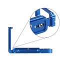 Camera Handle Quick Release L Plate for Sony A7III / A9 (Blue)