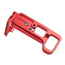Camera Handle Quick Release L Plate for Sony A7III / A9 (Red)